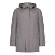 Grijze Gore-Tex Jas Stijlvolle Jas Herno , Gray , Heren