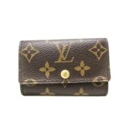 Pre-owned Fabric key-holders Louis Vuitton Vintage , Brown , Dames