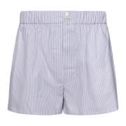 Witte katoenen boxershorts met micro-streep patroon Brioni , White , H...