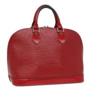 Pre-owned Leather louis-vuitton-bags Louis Vuitton Vintage , Red , Dam...