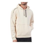 Hoodie met logo en zakken Emporio Armani , Beige , Heren