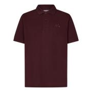 Bordeaux Polo Shirt Herenkleding Lacoste , Brown , Heren