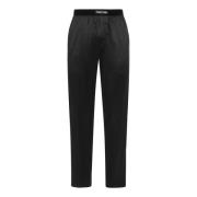 Bruine Zijden Broek Upgrade Stijlvol Tom Ford , Brown , Heren