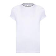 Wit T-shirt Dameskleding Brunello Cucinelli , White , Dames