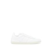 Gladde Kalfsleren Sneaker Tabs Tod's , White , Heren