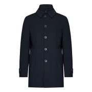 Blauwe Jas voor Mannen Aw24 Herno , Blue , Heren