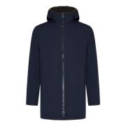 Blauwe Parka Jas voor Mannen Herno , Blue , Heren