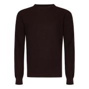 Bruine Crew Neck Sweater Aw24 Brioni , Brown , Heren