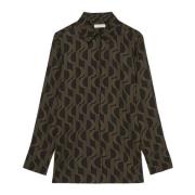 Gewone lange blouse Marc O'Polo , Black , Dames