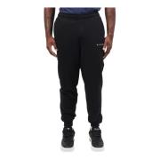 Zwarte sportieve broek met zijzakken Richmond , Black , Heren