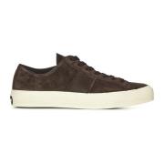 Bruine Sneakers Elegante Stijl Tom Ford , Brown , Heren