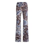 Bloemen Paisley Jacquard Multicolor Broek Etro , Multicolor , Dames