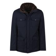 Field Jacket Herno , Blue , Heren