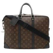 Pre-owned Canvas louis-vuitton-bags Louis Vuitton Vintage , Brown , Da...