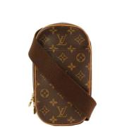 Pre-owned Canvas louis-vuitton-bags Louis Vuitton Vintage , Brown , Da...