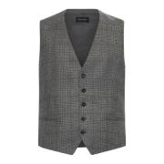 Prince of Wales Gilet Tagliatore , Gray , Heren