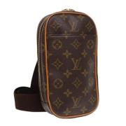 Pre-owned Canvas crossbody-bags Louis Vuitton Vintage , Brown , Dames