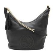 Pre-owned Leather gucci-bags Gucci Vintage , Black , Dames