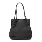 Pre-owned Canvas totes Gucci Vintage , Black , Dames