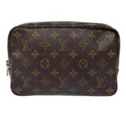 Pre-owned Canvas clutches Louis Vuitton Vintage , Brown , Dames