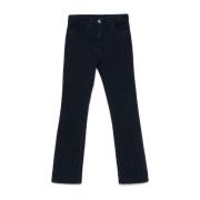 Wijde denim broek met 4G motief Givenchy , Blue , Dames