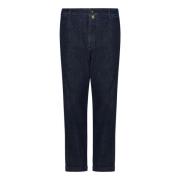 Blauwe Slim Fit Jeans met Logo Jacob Cohën , Blue , Heren