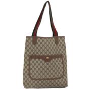 Pre-owned Leather gucci-bags Gucci Vintage , Beige , Dames