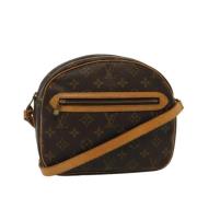 Pre-owned Canvas shoulder-bags Louis Vuitton Vintage , Brown , Dames