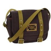 Pre-owned Canvas louis-vuitton-bags Louis Vuitton Vintage , Brown , Da...