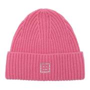 Cuff Beanie Hat Acne Studios , Pink , Unisex