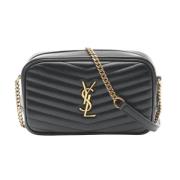 Pre-owned Leather shoulder-bags Yves Saint Laurent Vintage , Black , D...