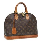 Pre-owned Canvas louis-vuitton-bags Louis Vuitton Vintage , Brown , Da...