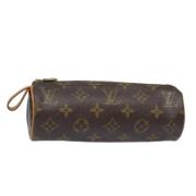 Pre-owned Canvas pouches Louis Vuitton Vintage , Brown , Dames