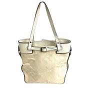 Pre-owned Canvas totes Gucci Vintage , Beige , Dames