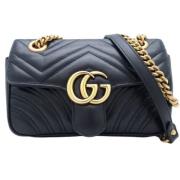 Pre-owned Leather gucci-bags Gucci Vintage , Black , Dames