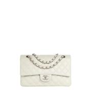 Pre-owned Leather chanel-bags Chanel Vintage , Gray , Dames