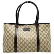 Pre-owned Canvas gucci-bags Gucci Vintage , Brown , Dames