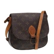 Pre-owned Canvas shoulder-bags Louis Vuitton Vintage , Brown , Dames