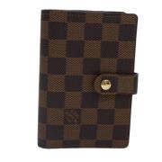 Pre-owned Fabric clutches Louis Vuitton Vintage , Brown , Dames