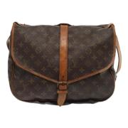 Pre-owned Canvas louis-vuitton-bags Louis Vuitton Vintage , Brown , Da...