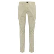 Cargo katoenen broek met zakken Stone Island , White , Heren