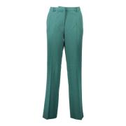 Klassieke Slim-Fit Groene Jeansbroek Gant , Green , Dames