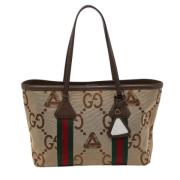 Pre-owned Leather gucci-bags Gucci Vintage , Beige , Dames