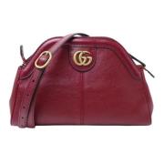 Pre-owned Leather gucci-bags Gucci Vintage , Red , Dames