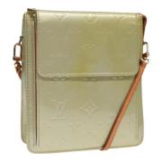 Pre-owned Leather shoulder-bags Louis Vuitton Vintage , Beige , Dames