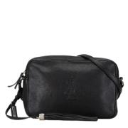 Pre-owned Leather shoulder-bags Yves Saint Laurent Vintage , Black , D...