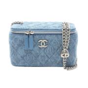 Pre-owned Denim chanel-bags Chanel Vintage , Blue , Dames