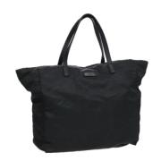 Pre-owned Canvas totes Gucci Vintage , Black , Dames