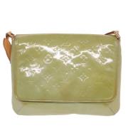 Pre-owned Leather louis-vuitton-bags Louis Vuitton Vintage , Green , D...