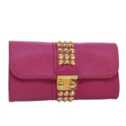 Pre-owned Canvas clutches Louis Vuitton Vintage , Pink , Dames